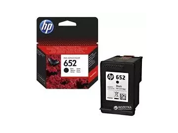 HP 652 Original Black Ink Cartridge